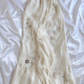 Light Ivory Chiffon Appliques Vintage Long Party Dress, DP2522