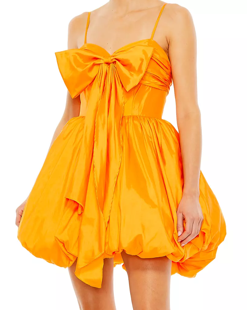 Lovely Yellow A-Line Spaghetti Straps Homecoming Dress, DP2564