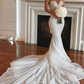 Stunning Embellished Strapless Sweetheart Mermaid Wedding Dress / Bridal Gown and Long Train,DS0381