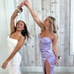 Spaghetti Straps Mermaid Lace Formal Long Prom Dress, DP2541
