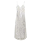 Chic White Spaghetti Straps Backless Party Dress,DP1973