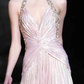 Pink Halter Beading A-Line Formal Party Dress, DP2048