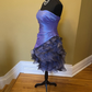Vintage Sweatheart Strapless Elegant Purple Short Party Dress, DP2113