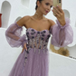 Fantasy Fairy Ball Gown Corset Tulle Prom Dress Formal Bustier Dress,DP097