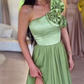 A-Line Chiffon/Satin Long Prom Dress Formal Dress,DP072