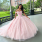 Pink Sweetheart Quinceanera Dresses Sweet Lace Prom Party Ball Gowns,DP0202