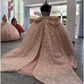 Pink Butterfly Tulle Beaded Quinceanera Dress Evening Ball Gown,DP968