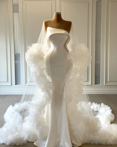 Elegant dresses classy dresses Gala Dress White Wedding Dress,DS4678
