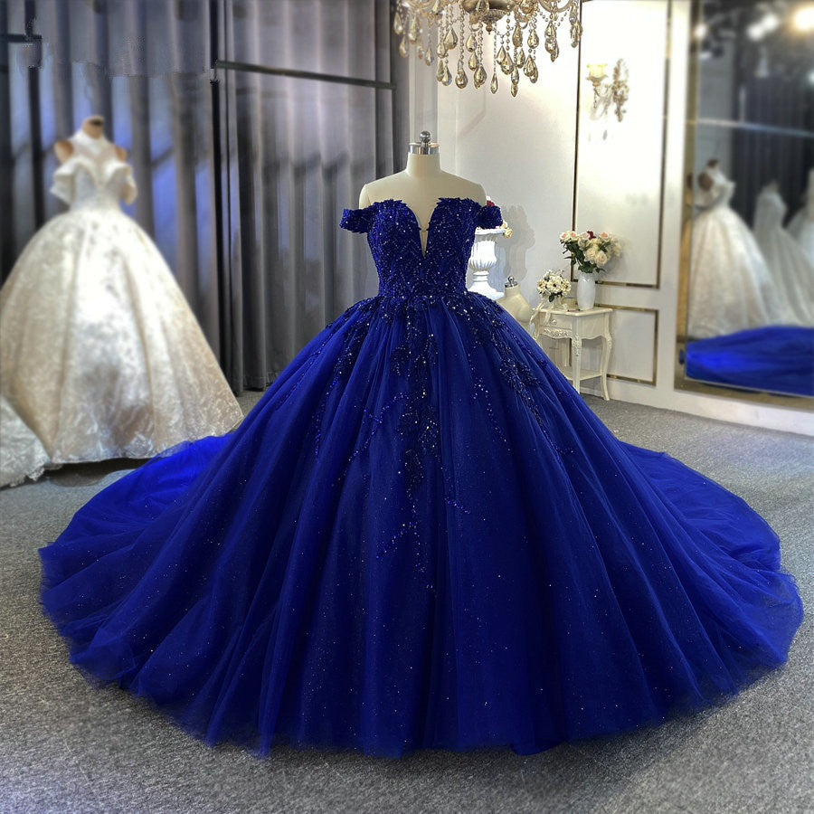 Ball Gown Black Prom Dress Long Quinceanera Dress,Sweet 16 Prom Dress  ,DS4620
