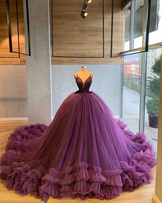 Ball gown Long Prom Dresses,long Formal Dresses,DS0371