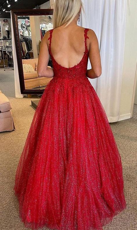 2022 Sparkly Long Prom Dresses,Winter Formal Dresses,DS36522
