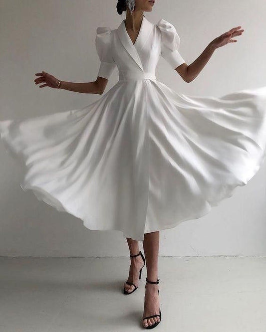 a line evening dresses formal white prom dresses ,DS3987