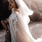 Boho Sweetheart Wedding Dress Bridal Gowns With 3D Lace Applique ,DS2675