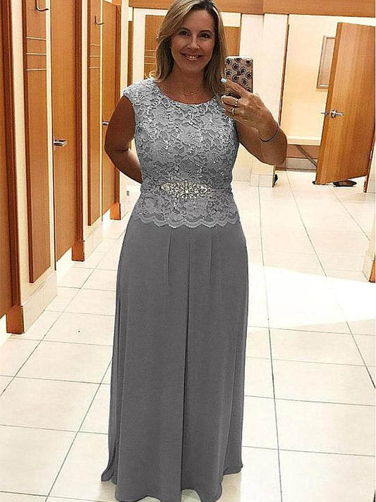Scoop Cap Sleeves Lace Floor-Length Wedding Party Dress,DS3759