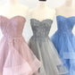 Elegant sweetheart tulle lace long prom dress tulle formal dress,DS2372