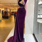 Burgundy prom dresses, lacce prom dresses, long sleeve prom dresses, mermaid prom dresses, velvet prom dresses,DS5133