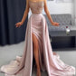 Modest Bridesmaid Dresses Sleeveless Mermaid Silk Satin Wedding Bridesmaid Gowns,DS4639