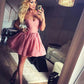 Cute sweetheart pink short prom dress, cute homecoming dress,DS1340