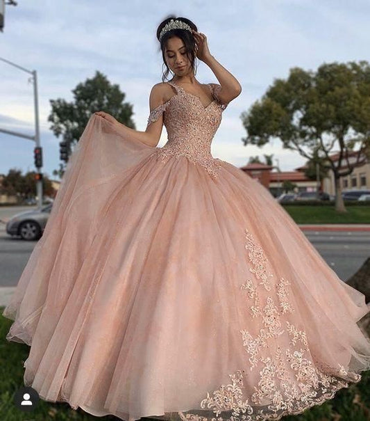 Pink Ball Gown Prom Dress Wedding dress,DS4525