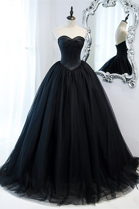 Gorgeous Sweetheart Black Ball Gown,DS3469