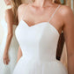 Sweetheart Neck Thin Straps White Tea Length Prom Dresses, Tea Length White Homecoming Dresses, White Formal Evening Dresses,DS1036