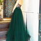 Satin Appliques Crystals Strapless Prom Dresses See Through Formal Evening Party Dress,BL18605