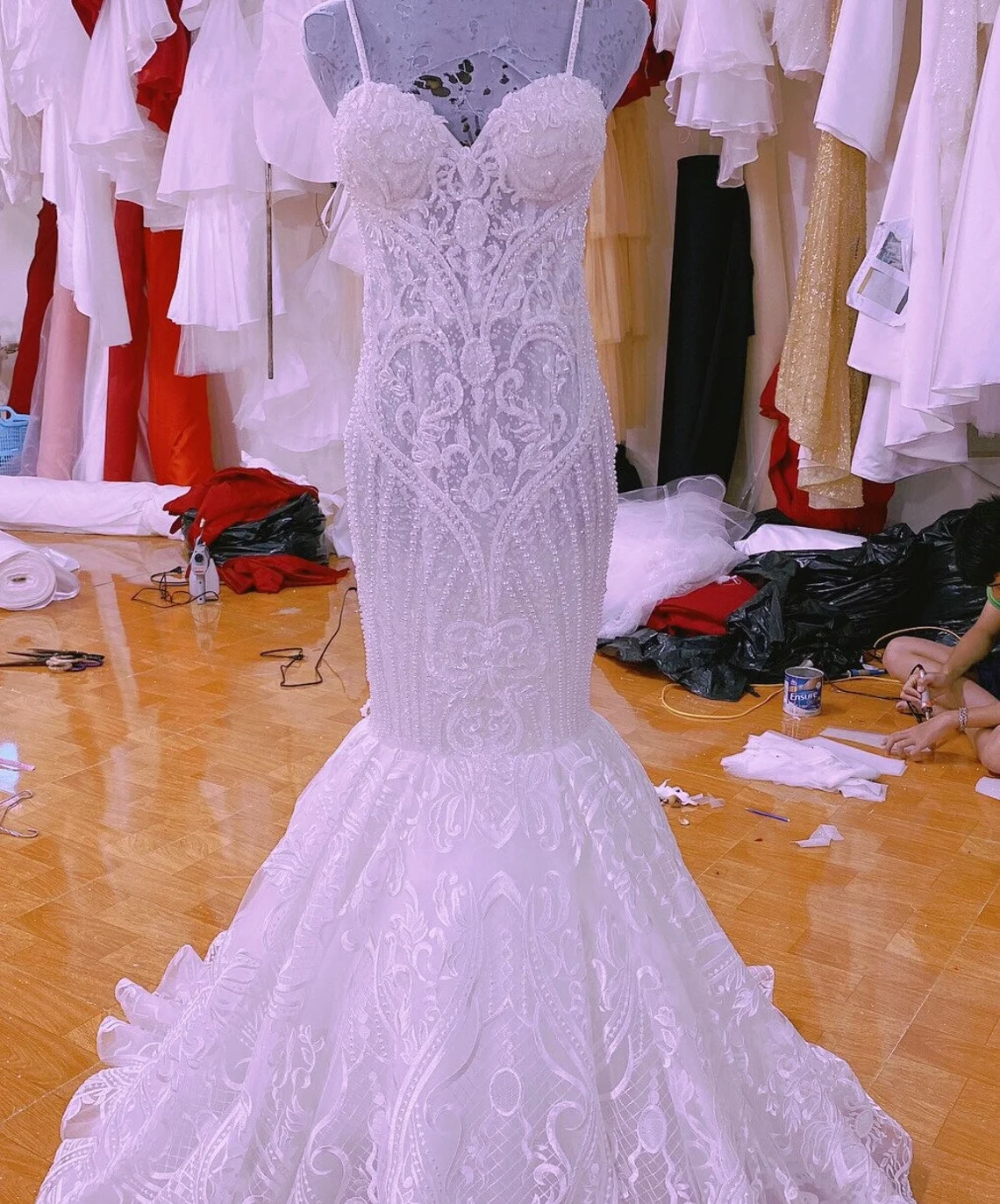 GLAMOROUS wedding dress,DS4643