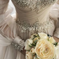 Tulle Boho Wedding Dresses Removable Sleeves, Sweeheart Prom Dress,DS4631