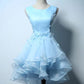 Lovely Blue Homecoming Dress, Short Party Dress,DS1133