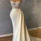 White dress with pearl Prom Dresses Formal Evening Dresses ,DS4129