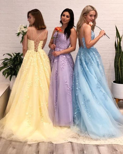 Yellow Prom Dress Long,Prom Dresses,Pageant Dress,DS0657