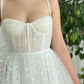 Spaghetti Straps Tea Length Prom Dress , Lovely Party Dress,DS0348