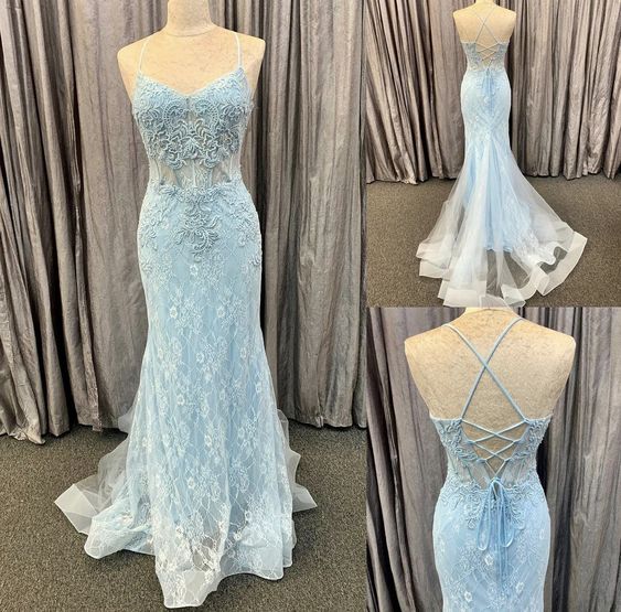 Ice Blue Dress,DS5023