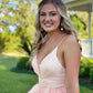 Princess Blush Long Prom Gown,DS3147