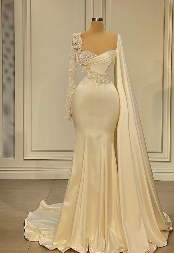 vestido de novia mermaid off white wedding dresses for bride lace applique beaded cheap wedding gown robe de mariage,DS4966